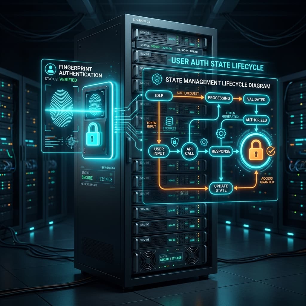 Diagram of an Apps Script SPA login flow — user posts credentials, server validates and issues a UUID session token stored in CacheService, frontend passes the token on every subsequent google.script.run call to a guarded backend endpoint