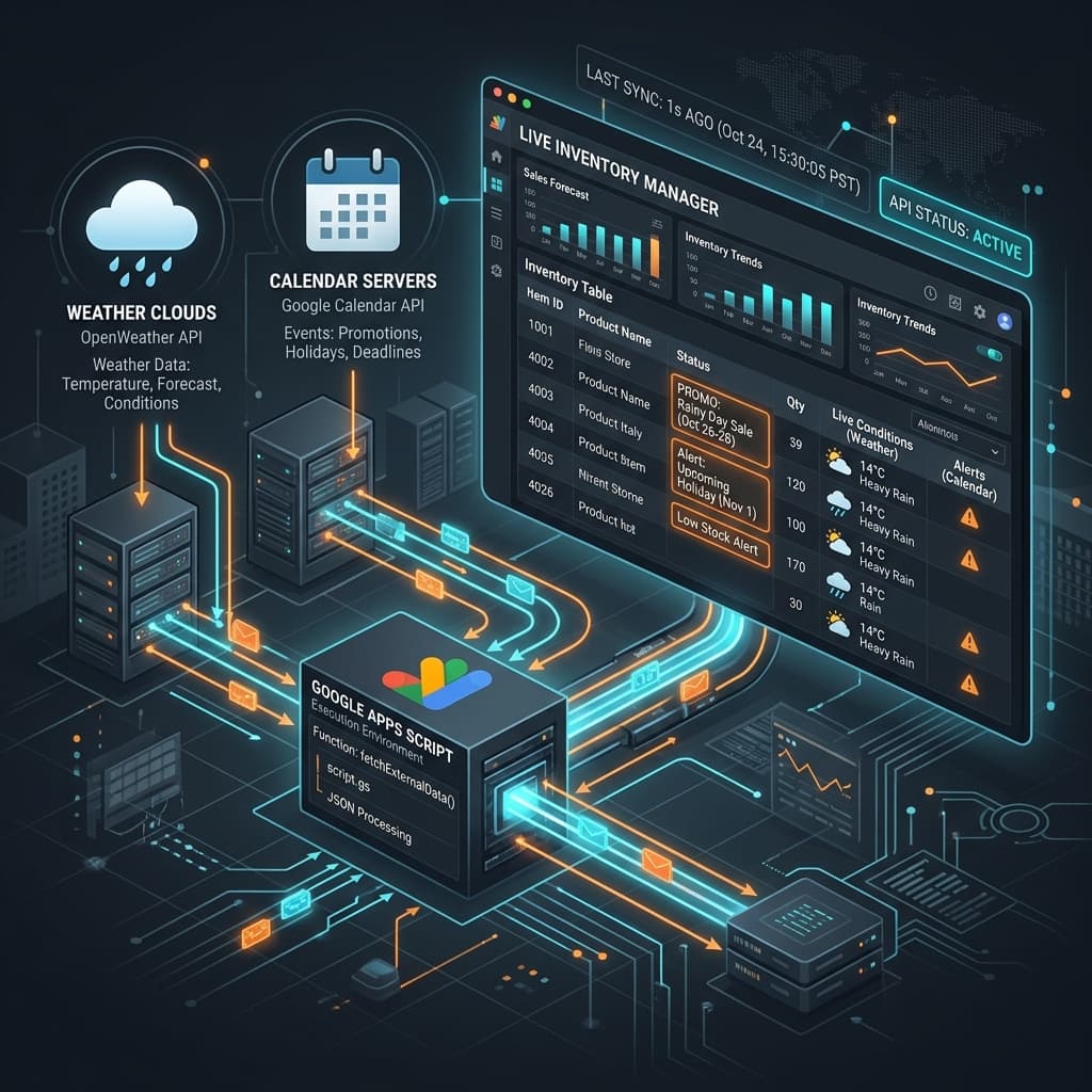Dynamic E-Commerce Forecasting with External APIs