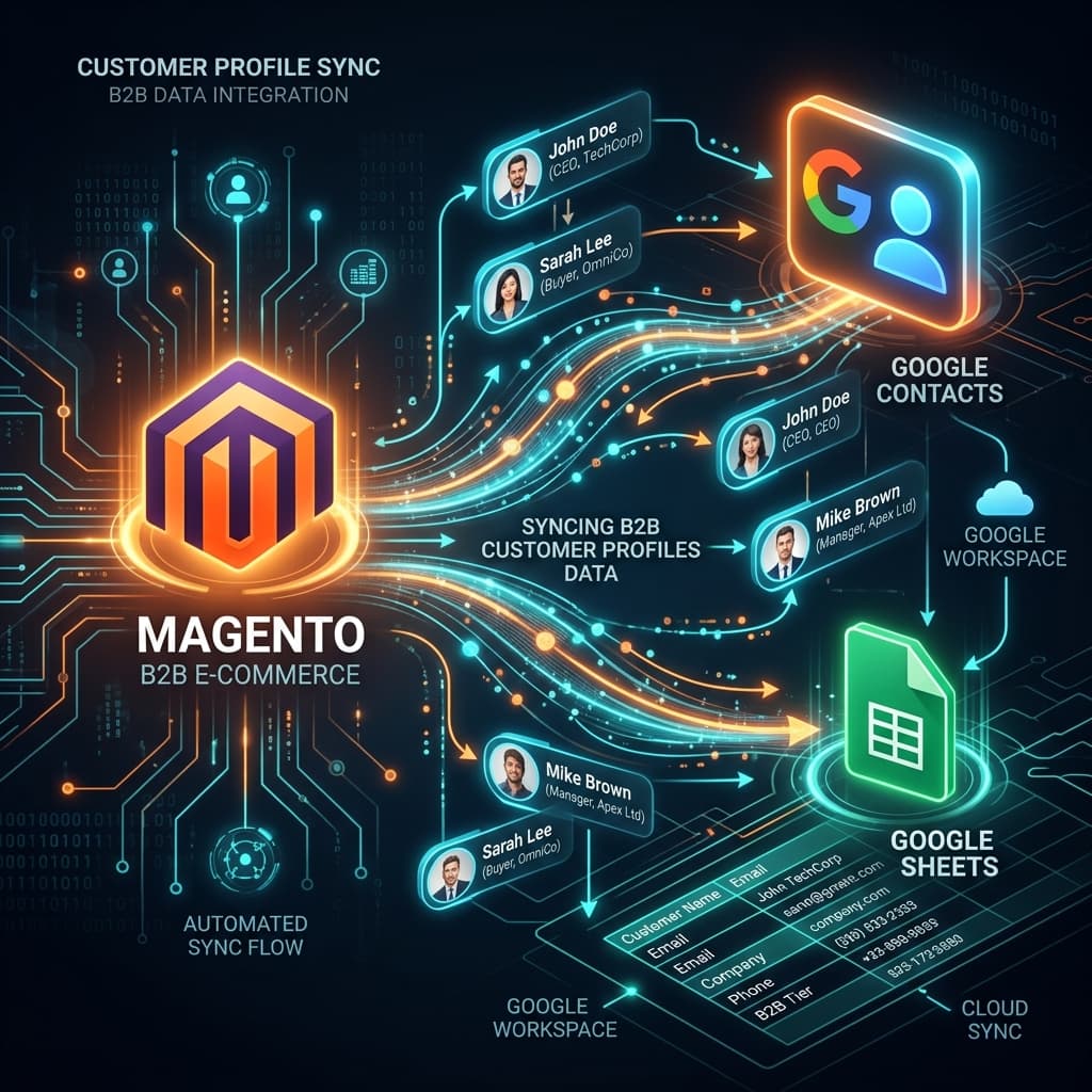 Building a Free B2B CRM: Syncing Magento to Google Workspace