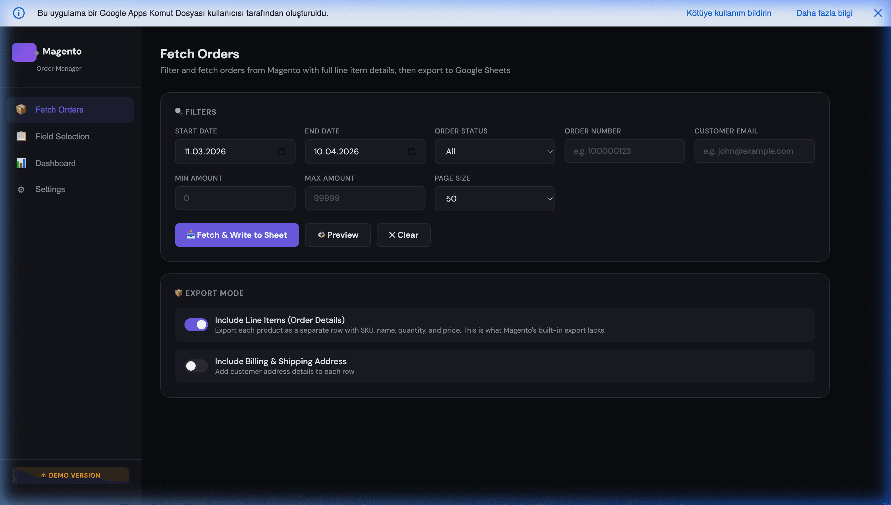 Magento Order Manager