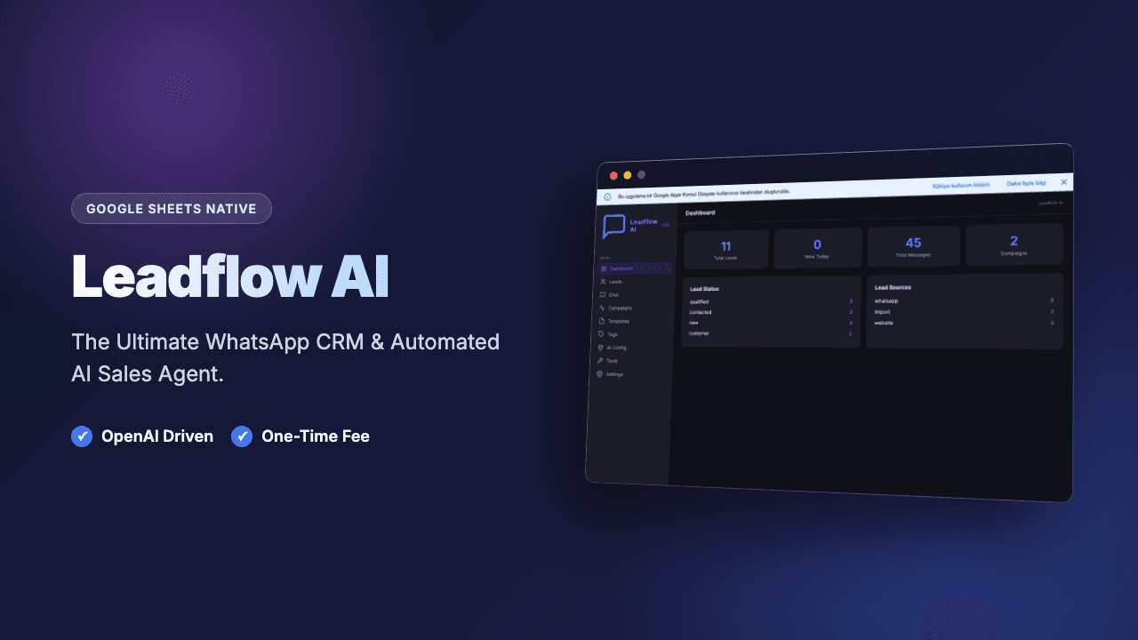 WhatsApp AI CRM Dashboard