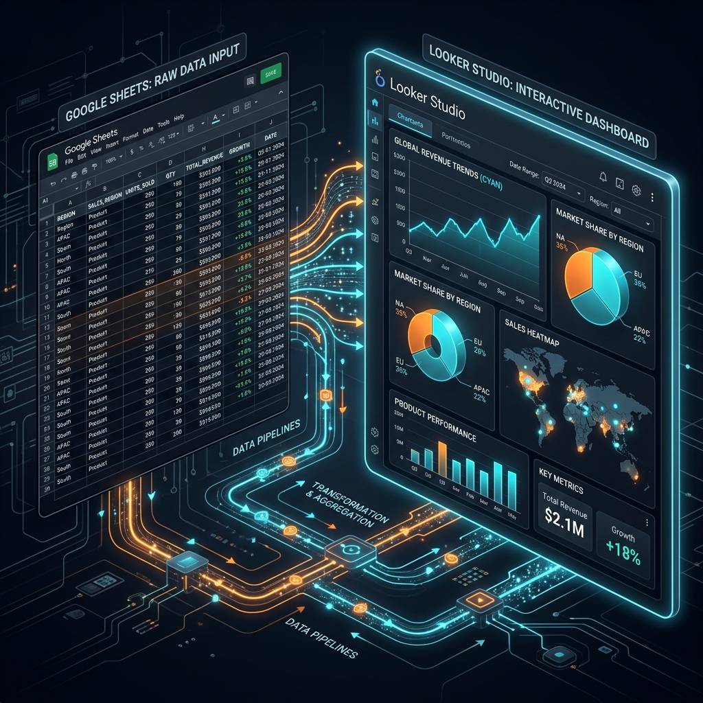 Looker Studio for Magento: Graduating from Google Sheets BI